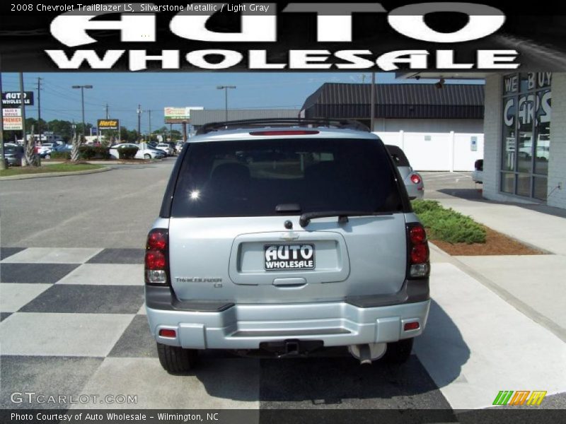 Silverstone Metallic / Light Gray 2008 Chevrolet TrailBlazer LS
