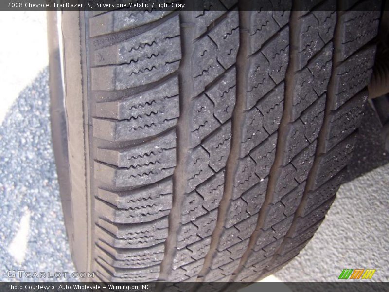 Silverstone Metallic / Light Gray 2008 Chevrolet TrailBlazer LS