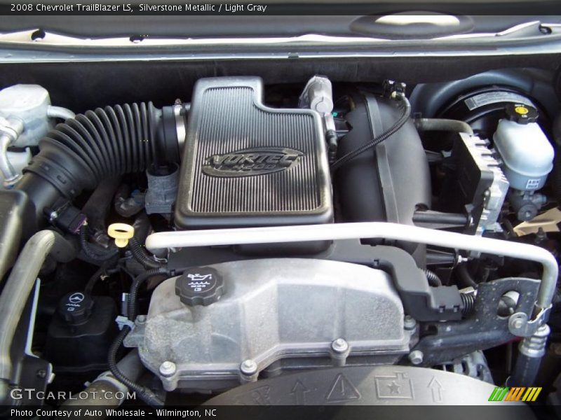 Silverstone Metallic / Light Gray 2008 Chevrolet TrailBlazer LS