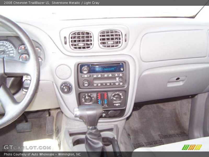 Silverstone Metallic / Light Gray 2008 Chevrolet TrailBlazer LS