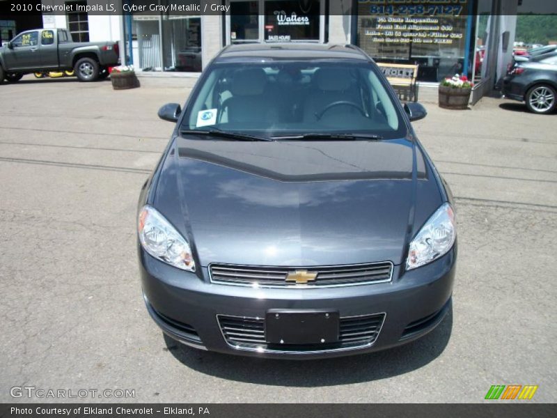 Cyber Gray Metallic / Gray 2010 Chevrolet Impala LS