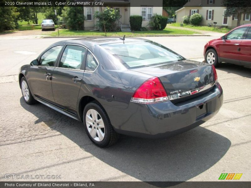 Cyber Gray Metallic / Gray 2010 Chevrolet Impala LS