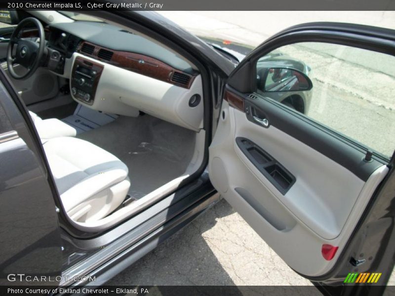 Cyber Gray Metallic / Gray 2010 Chevrolet Impala LS