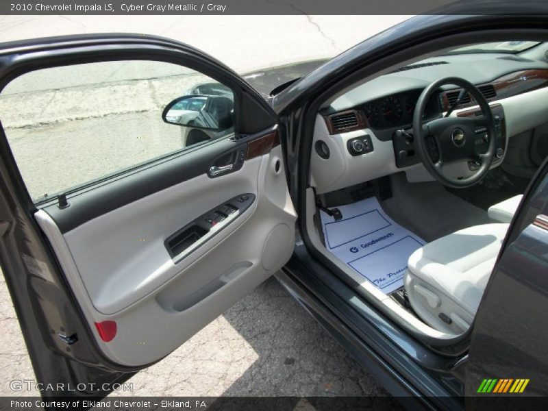 Cyber Gray Metallic / Gray 2010 Chevrolet Impala LS