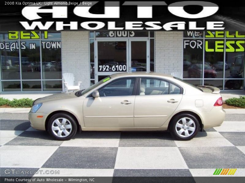 Light Almond Beige / Beige 2008 Kia Optima LX