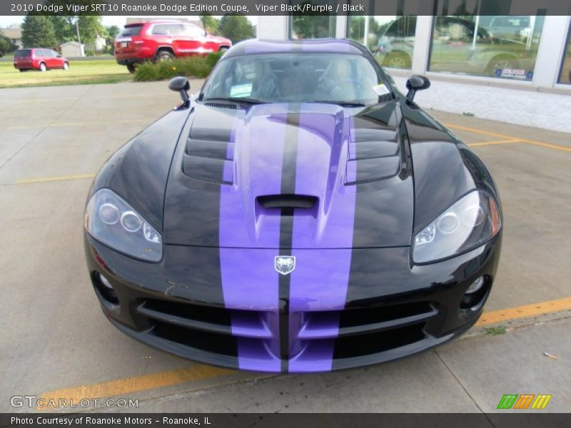 Viper Black/Purple / Black 2010 Dodge Viper SRT10 Roanoke Dodge Edition Coupe
