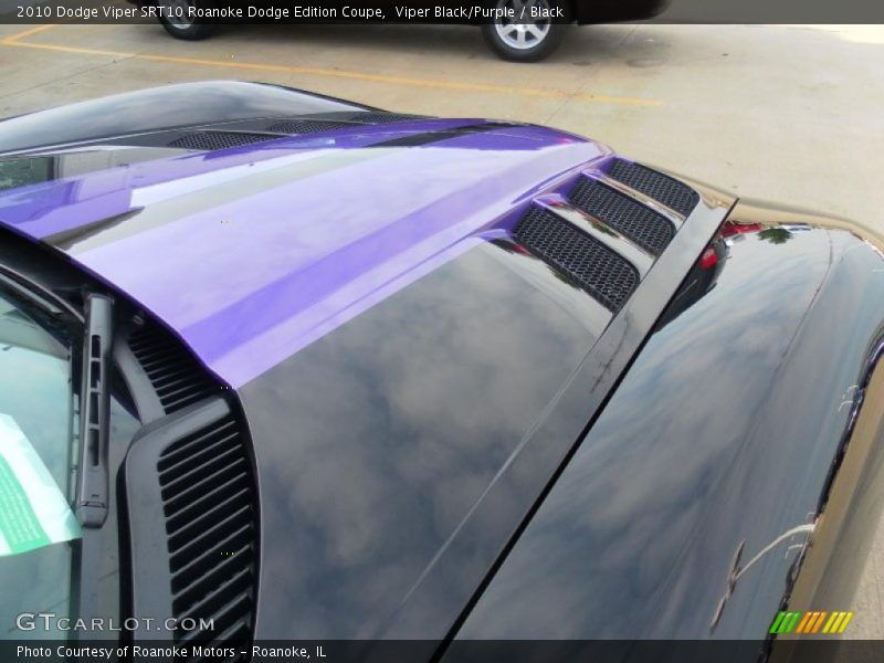 Viper Black/Purple / Black 2010 Dodge Viper SRT10 Roanoke Dodge Edition Coupe