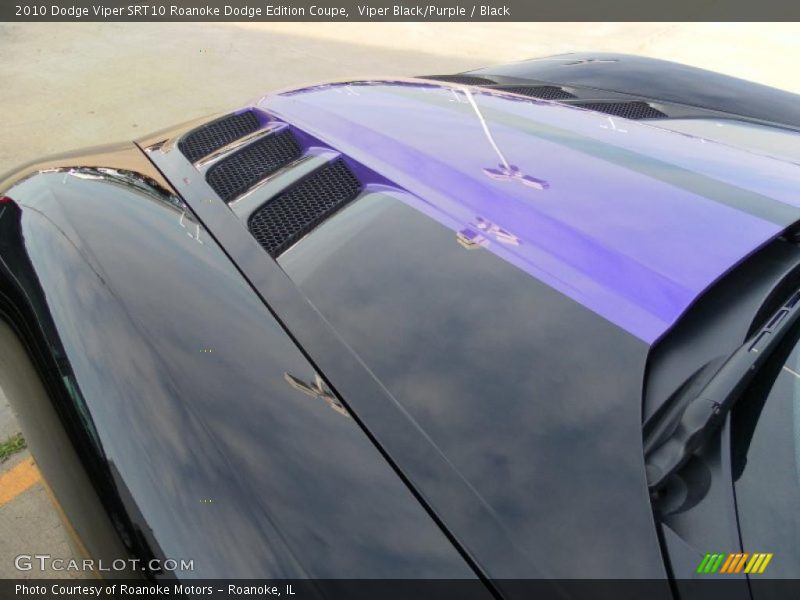 Viper Black/Purple / Black 2010 Dodge Viper SRT10 Roanoke Dodge Edition Coupe