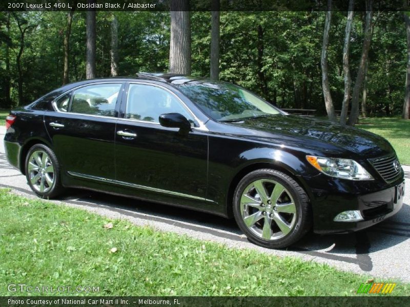 Obsidian Black / Alabaster 2007 Lexus LS 460 L