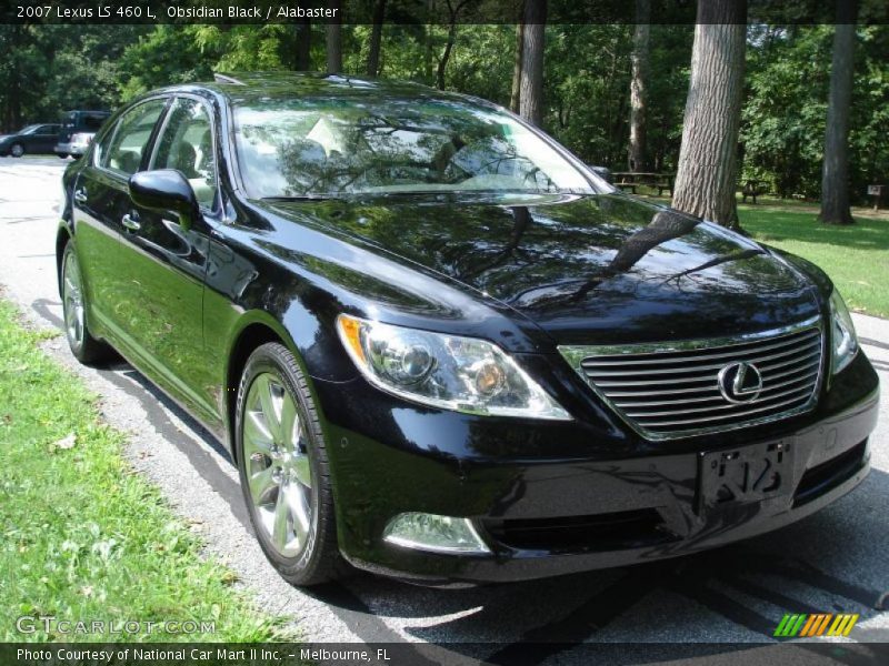 Obsidian Black / Alabaster 2007 Lexus LS 460 L