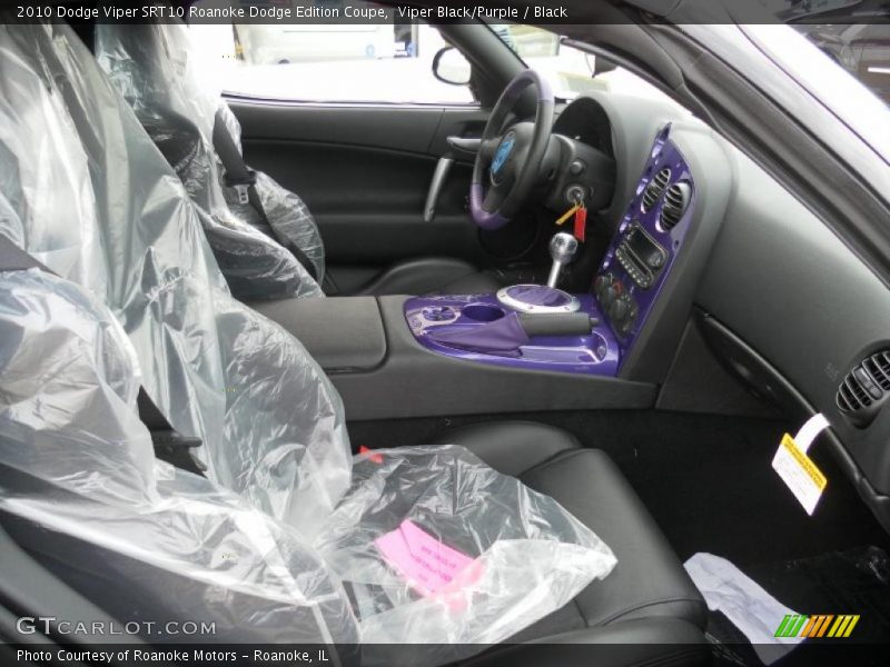 Viper Black/Purple / Black 2010 Dodge Viper SRT10 Roanoke Dodge Edition Coupe