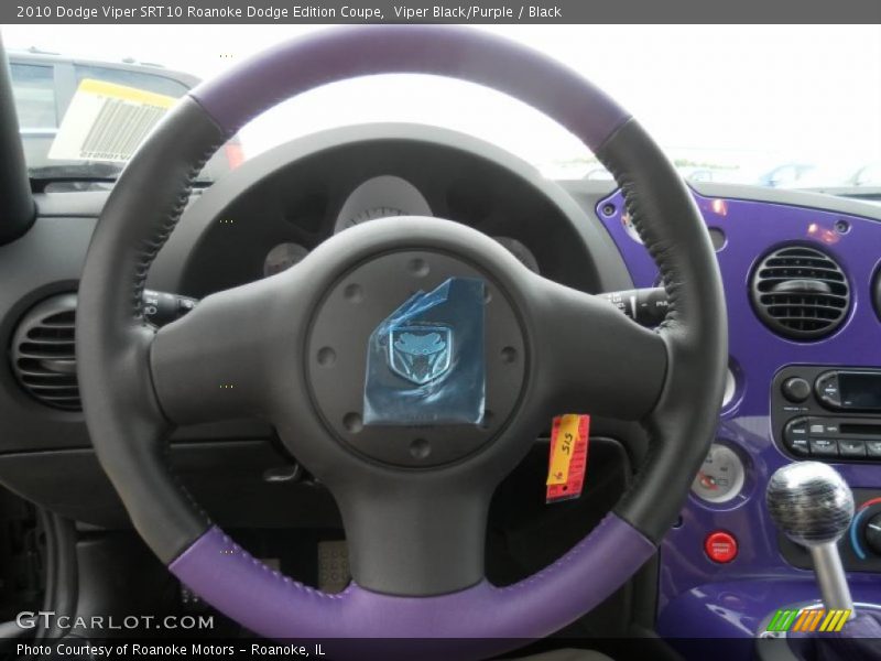 Viper Black/Purple / Black 2010 Dodge Viper SRT10 Roanoke Dodge Edition Coupe