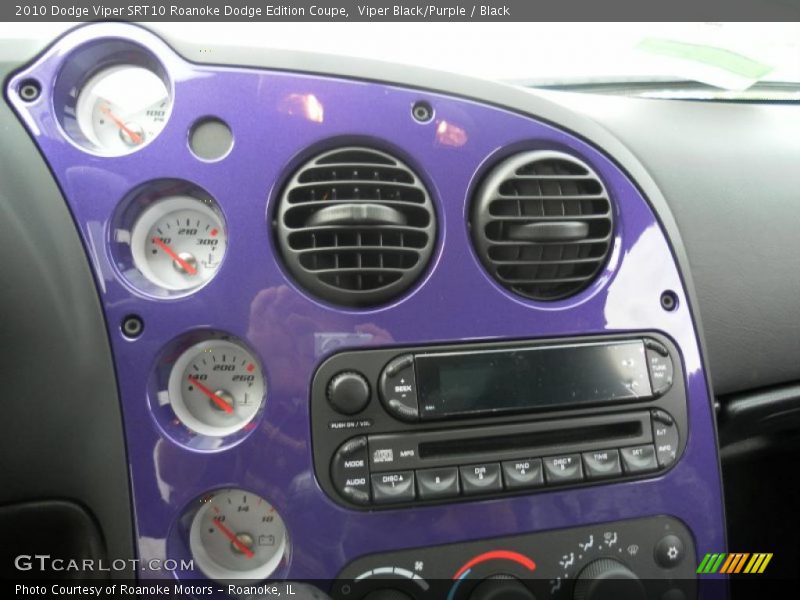 Viper Black/Purple / Black 2010 Dodge Viper SRT10 Roanoke Dodge Edition Coupe