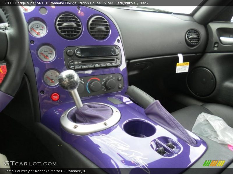 Viper Black/Purple / Black 2010 Dodge Viper SRT10 Roanoke Dodge Edition Coupe