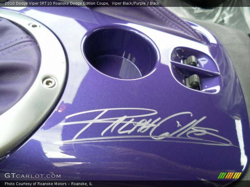 Viper Black/Purple / Black 2010 Dodge Viper SRT10 Roanoke Dodge Edition Coupe