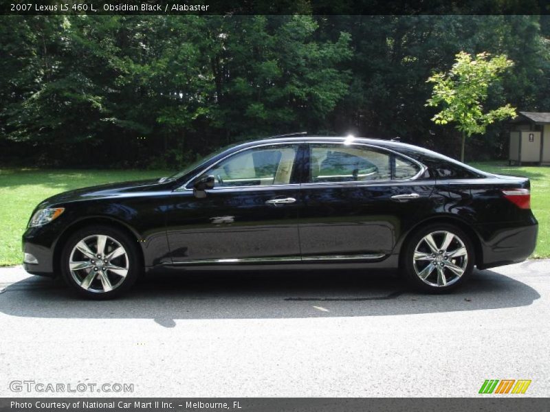 Obsidian Black / Alabaster 2007 Lexus LS 460 L