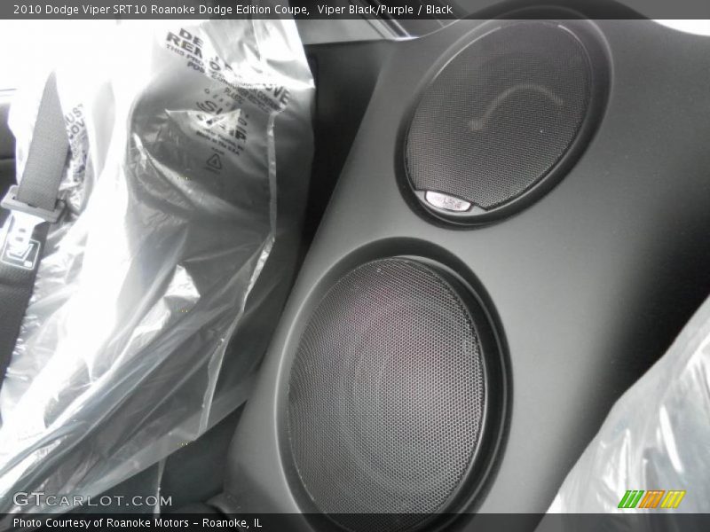 Viper Black/Purple / Black 2010 Dodge Viper SRT10 Roanoke Dodge Edition Coupe