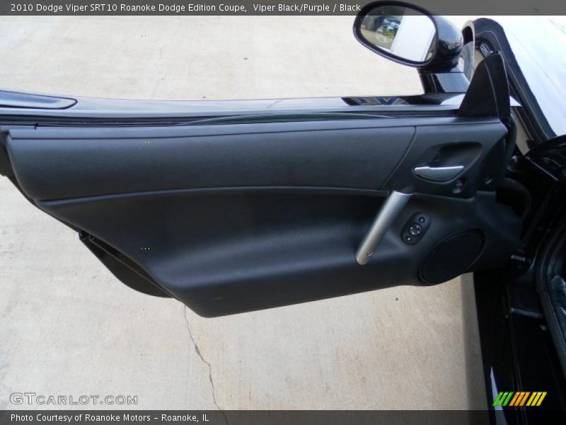 Viper Black/Purple / Black 2010 Dodge Viper SRT10 Roanoke Dodge Edition Coupe
