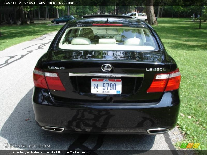 Obsidian Black / Alabaster 2007 Lexus LS 460 L