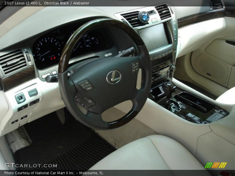 Obsidian Black / Alabaster 2007 Lexus LS 460 L