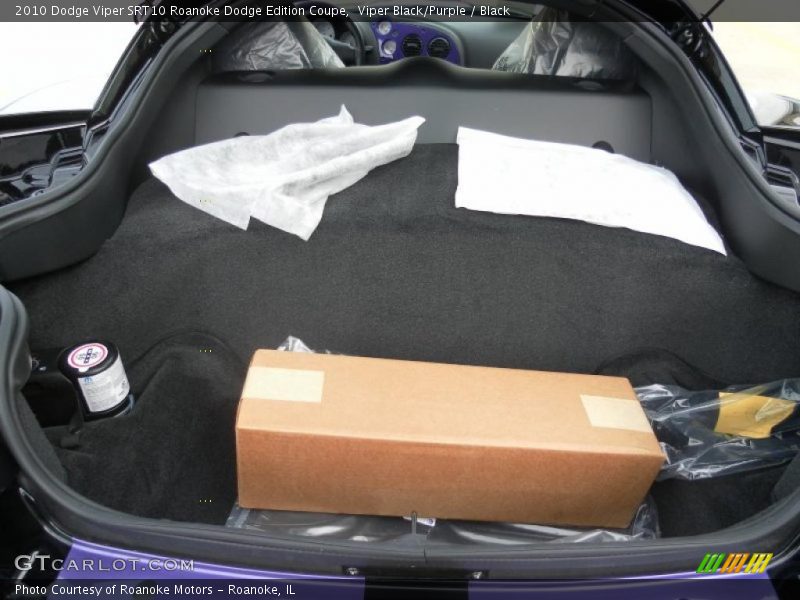 Viper Black/Purple / Black 2010 Dodge Viper SRT10 Roanoke Dodge Edition Coupe