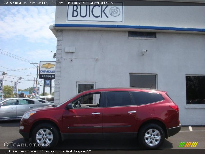 Red Jewel Tintcoat / Dark Gray/Light Gray 2010 Chevrolet Traverse LTZ