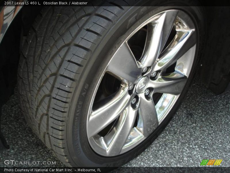 Obsidian Black / Alabaster 2007 Lexus LS 460 L