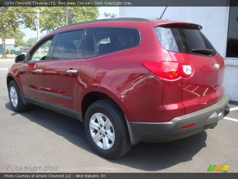 Red Jewel Tintcoat / Dark Gray/Light Gray 2010 Chevrolet Traverse LTZ