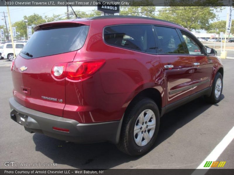 Red Jewel Tintcoat / Dark Gray/Light Gray 2010 Chevrolet Traverse LTZ