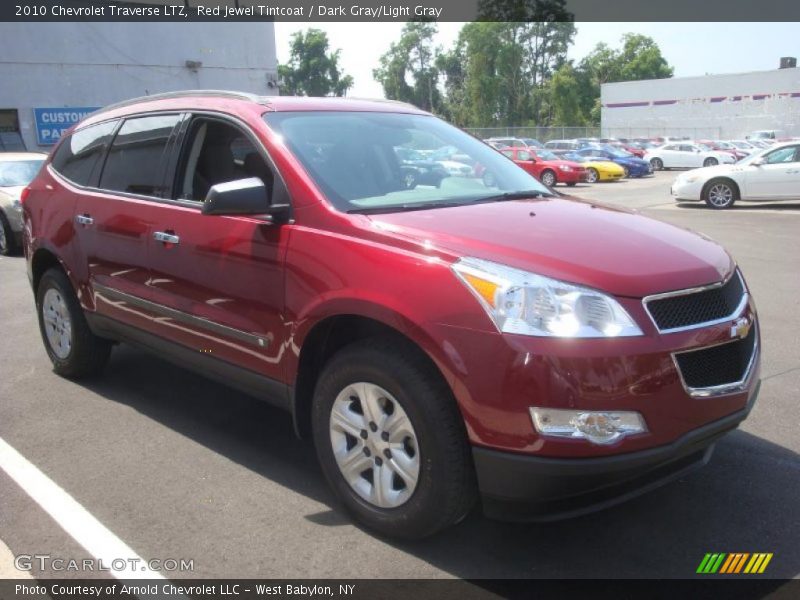 Red Jewel Tintcoat / Dark Gray/Light Gray 2010 Chevrolet Traverse LTZ