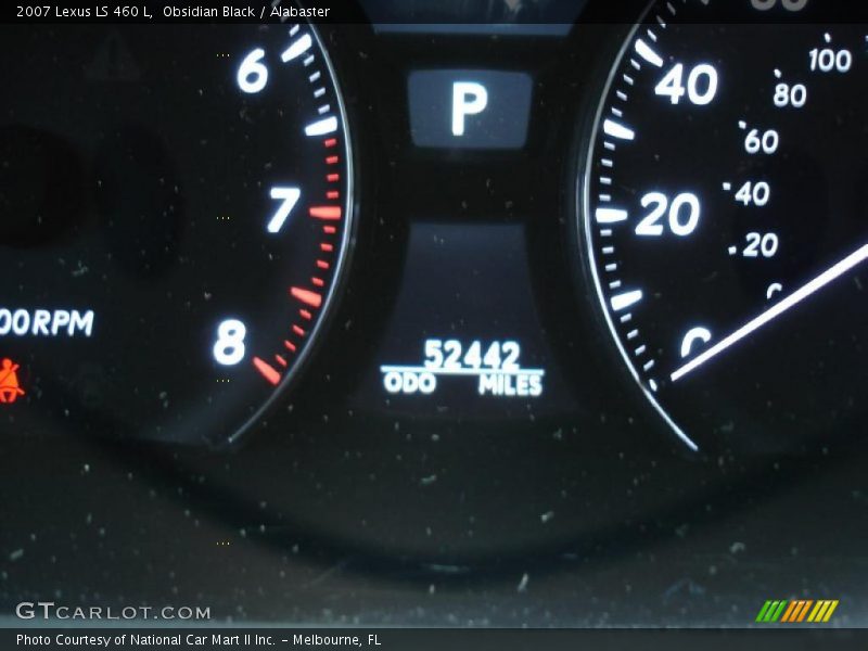 Obsidian Black / Alabaster 2007 Lexus LS 460 L