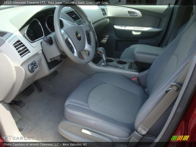 Red Jewel Tintcoat / Dark Gray/Light Gray 2010 Chevrolet Traverse LTZ