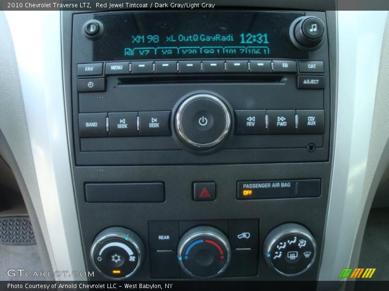 Red Jewel Tintcoat / Dark Gray/Light Gray 2010 Chevrolet Traverse LTZ