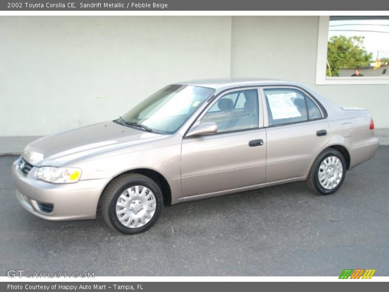 Sandrift Metallic / Pebble Beige 2002 Toyota Corolla CE