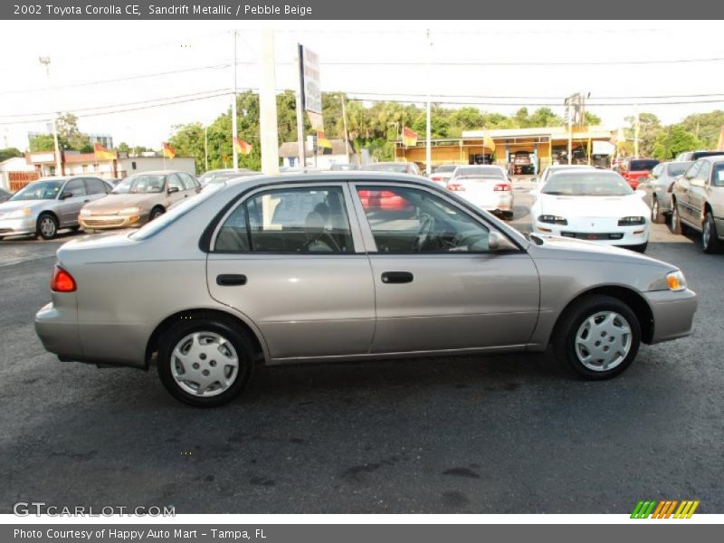 Sandrift Metallic / Pebble Beige 2002 Toyota Corolla CE