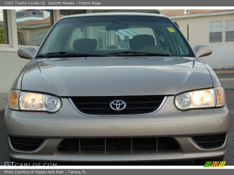 Sandrift Metallic / Pebble Beige 2002 Toyota Corolla CE
