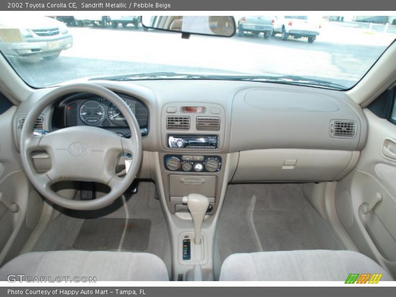 Sandrift Metallic / Pebble Beige 2002 Toyota Corolla CE