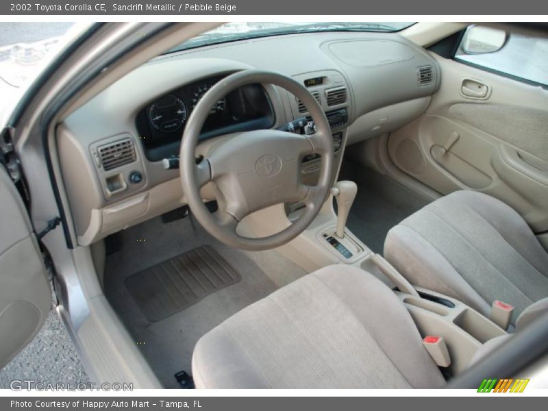 Sandrift Metallic / Pebble Beige 2002 Toyota Corolla CE