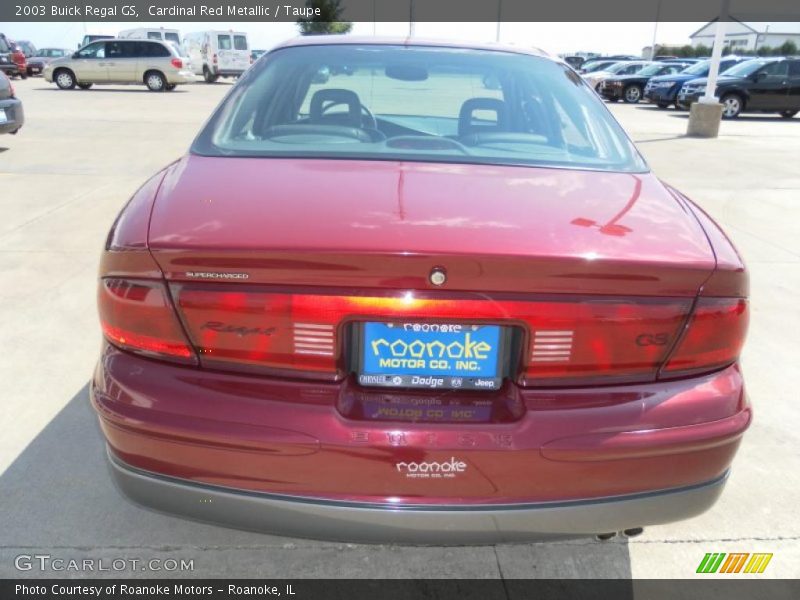 Cardinal Red Metallic / Taupe 2003 Buick Regal GS