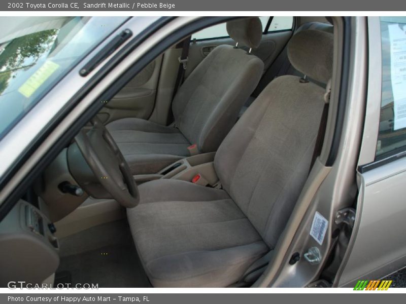 Sandrift Metallic / Pebble Beige 2002 Toyota Corolla CE