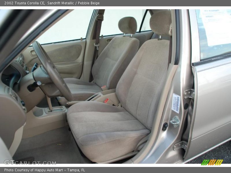 Sandrift Metallic / Pebble Beige 2002 Toyota Corolla CE