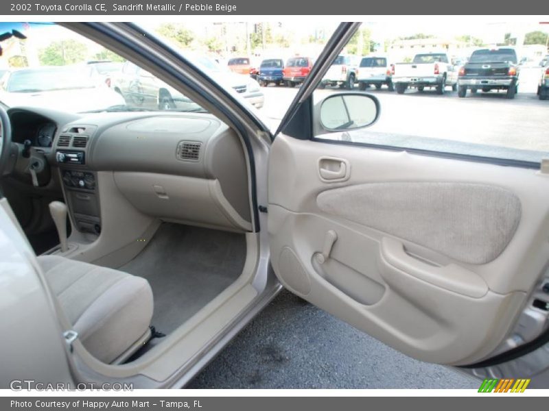 Sandrift Metallic / Pebble Beige 2002 Toyota Corolla CE