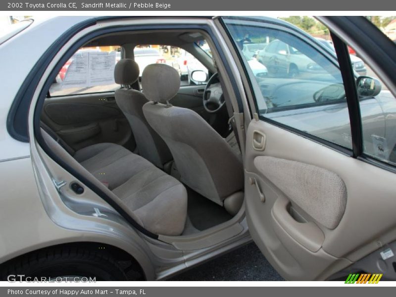 Sandrift Metallic / Pebble Beige 2002 Toyota Corolla CE
