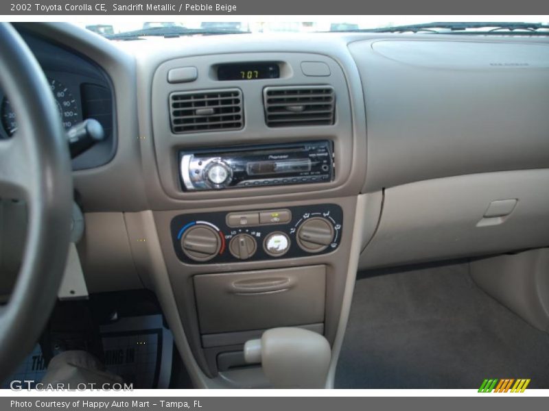 Sandrift Metallic / Pebble Beige 2002 Toyota Corolla CE