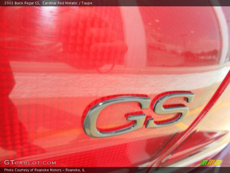 Cardinal Red Metallic / Taupe 2003 Buick Regal GS