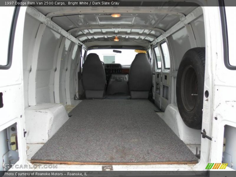 Bright White / Dark Slate Gray 1997 Dodge Ram Van 2500 Cargo