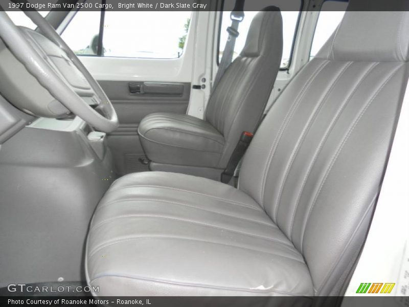 Bright White / Dark Slate Gray 1997 Dodge Ram Van 2500 Cargo