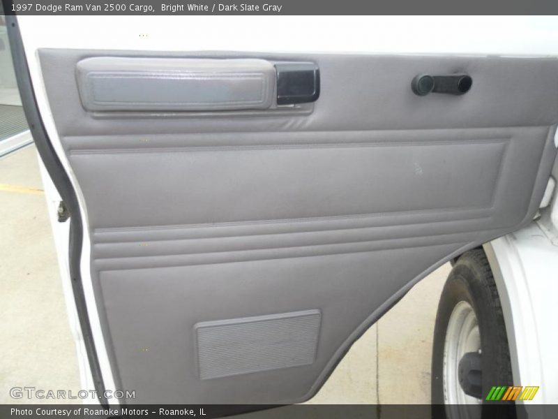 Bright White / Dark Slate Gray 1997 Dodge Ram Van 2500 Cargo