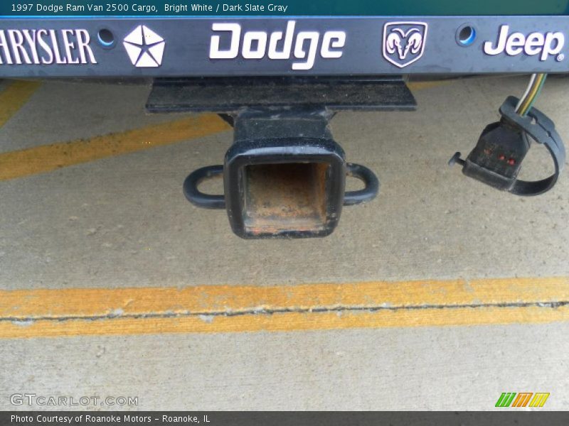 Bright White / Dark Slate Gray 1997 Dodge Ram Van 2500 Cargo
