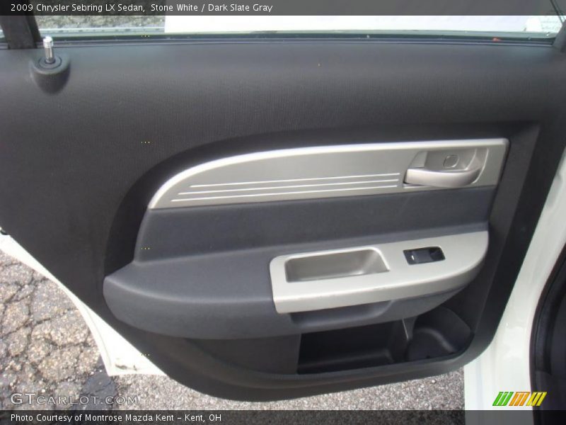 Stone White / Dark Slate Gray 2009 Chrysler Sebring LX Sedan
